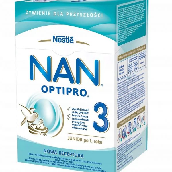 Смесь NAN 3 Optipro Կաթնախառնուրդ ՆԱՆ 3 օպտիպրո