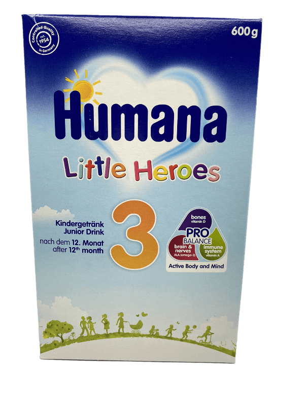 Հումանա (Humana), 3 կաթնային ըմպելիք «Փոքրիկ հերոսներ» 600գ Humana 3, молочный напиток "Маленькие герои" 600г