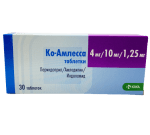 Կո-Ամլեսա, դեղահատեր 4մգ/10մգ/1,25մգ Ко-Амлесса, таблетки 4мг/10мг/1,25мг