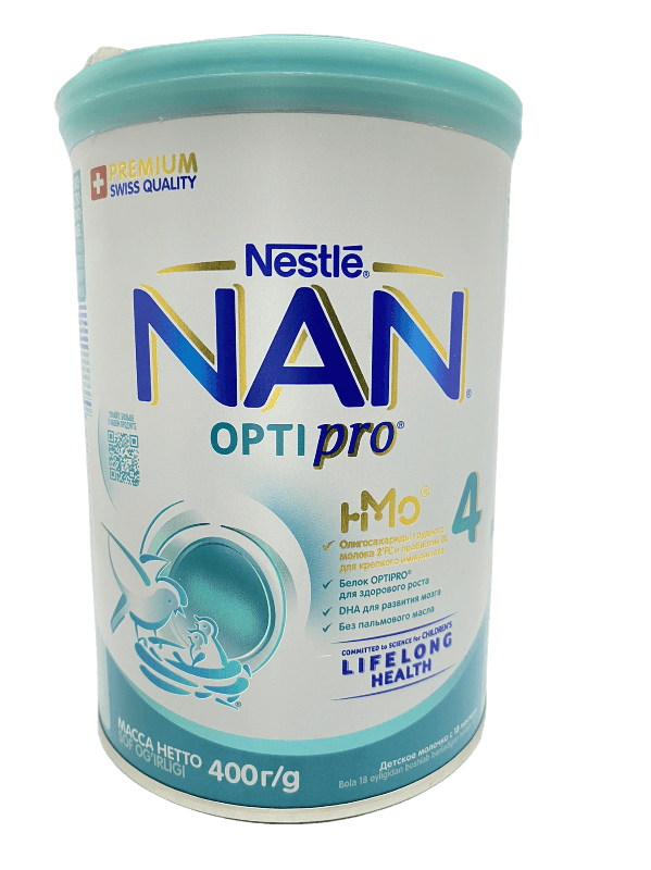 Կաթնախառնուրդ, ՆԱՆ 4 օպտիպրո (Nan 4 Optipro) 400գ Молочная смесь, NAN 4 Optipro 400г