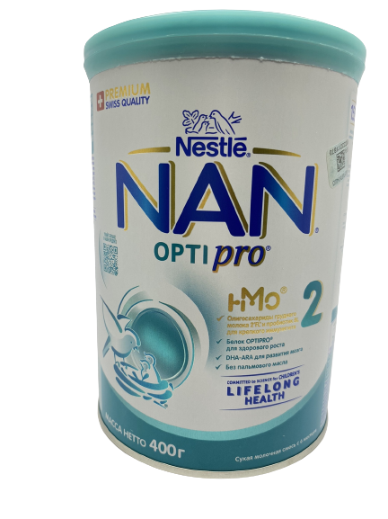 Կաթնախառնուրդ, ՆԱՆ 2 օպտիպրո Молочная смесь, NAN 2 Optipro