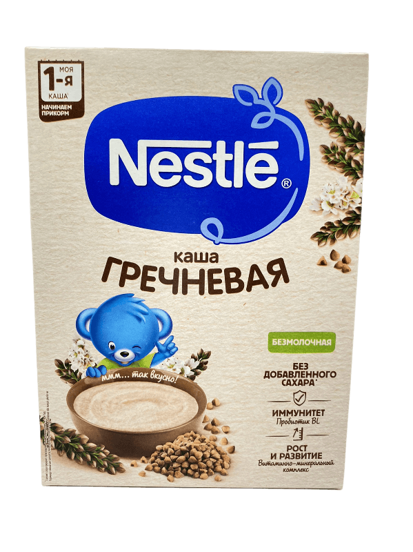 Հնդկաձավարի ոչ կաթնային շիլա Նեսթլե (Nestle) 200գ Безмолочная гречневая каша Нестле (Nestle) 200г