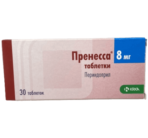 Պրենեսա, դեղահատեր 8 մգ Пренесса, таблетки 8 мг