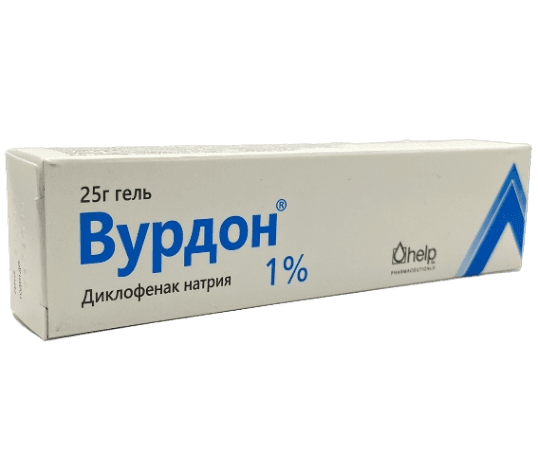 Վուրդոն 1%, դոնդող արտաքին կիրառման 25գ Вурдон 1%, гель 25г